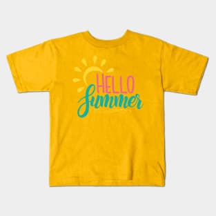 Hello Summer Kids T-Shirt